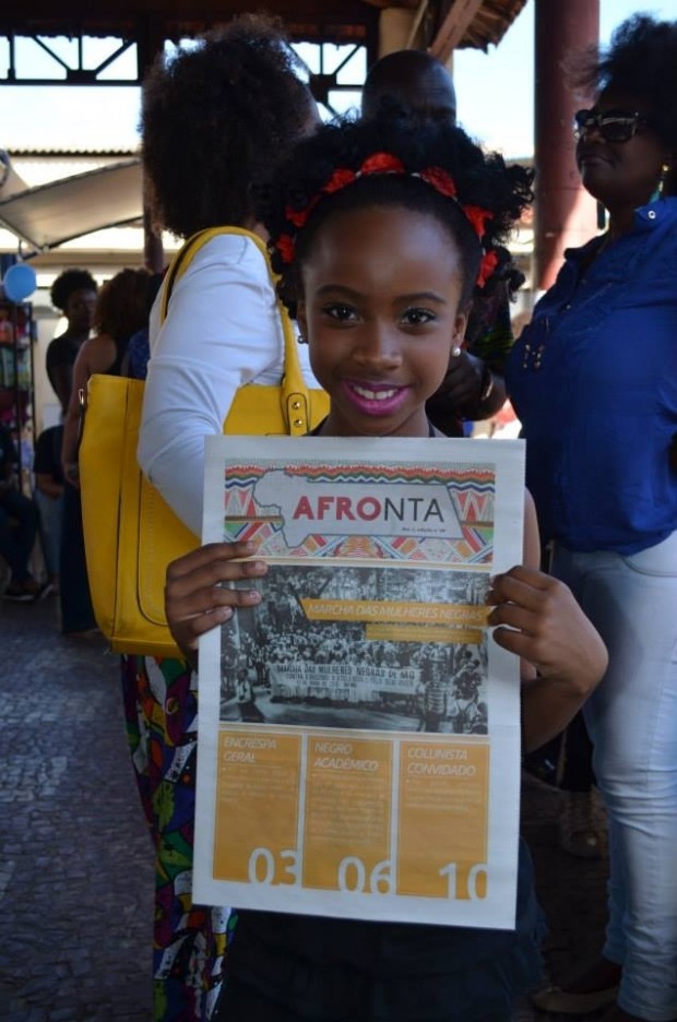 Lançamento da primeira edição do jornal Afronta