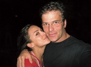 Gabriela com o marido, Jairo: 