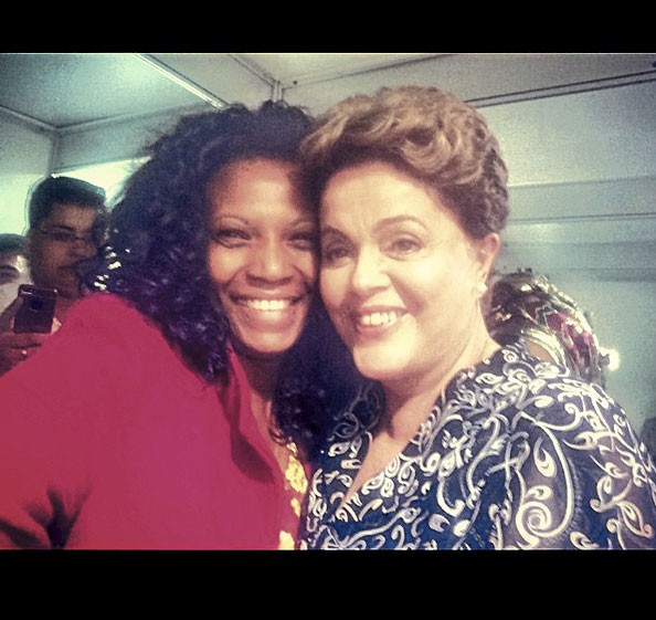 Com a presidente Dilma 